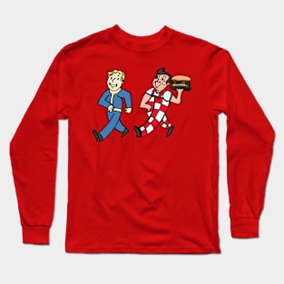 Vault Boy, Bob's Big Boy by Pollux Long Sleeve T-Shirt